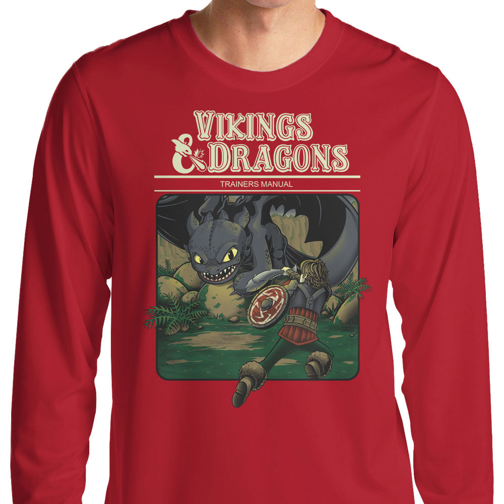 Vikings and Dragons - Adult & Kids T-Shirts, Sweatshirts & Hoodies apparel design preview 1