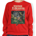 Vikings and Dragons - Adult & Kids T-Shirts, Sweatshirts & Hoodies apparel design preview 1