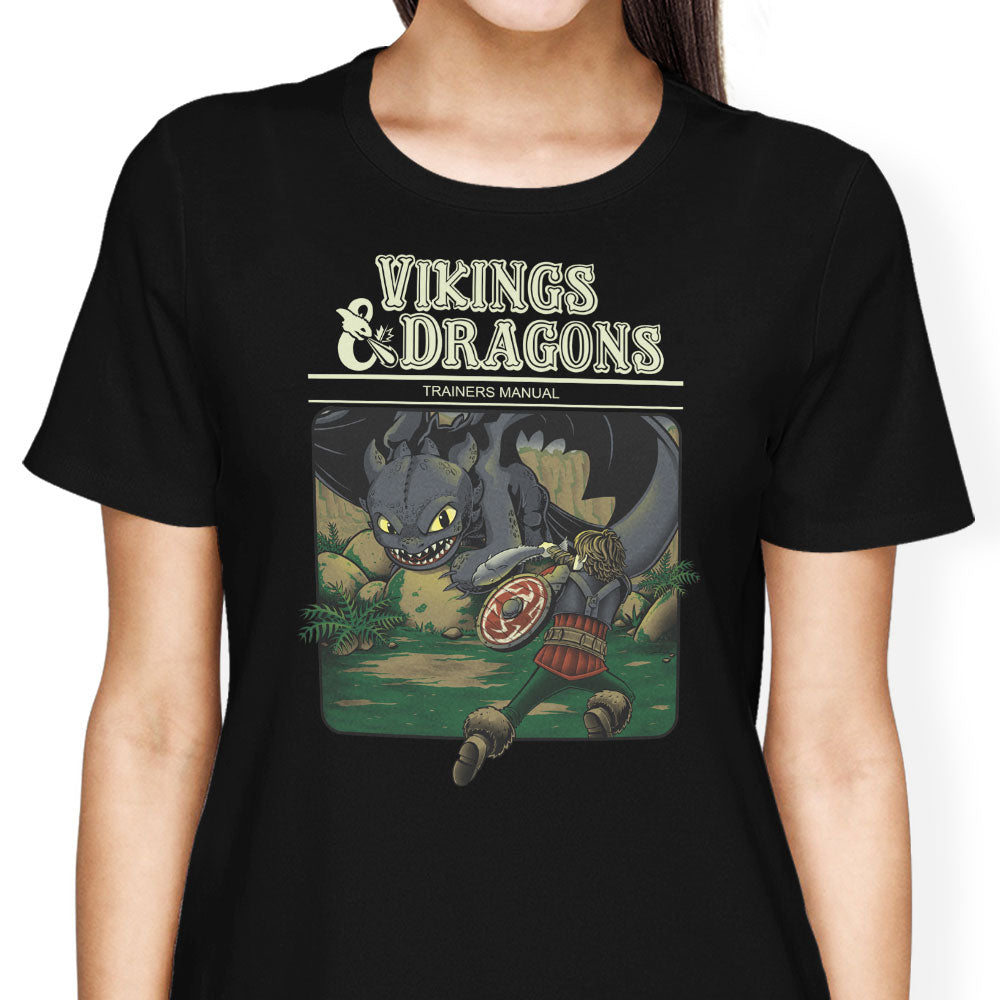 Vikings and Dragons Women's Apparel - Adult & Kids T-Shirts, Sweatshirts & Hoodies apparel design preview 2