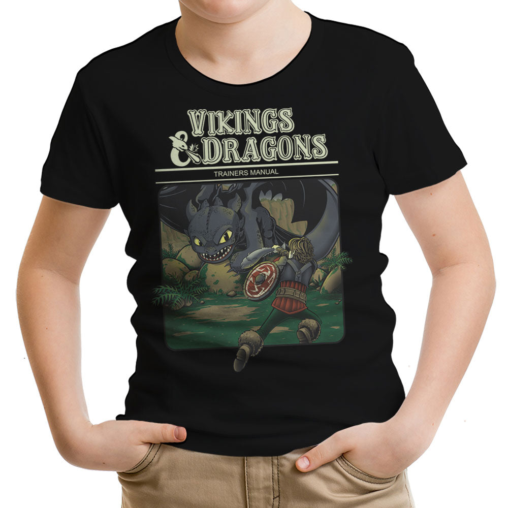 Vikings and Dragons Youth Apparel - Adult & Kids T-Shirts, Sweatshirts & Hoodies apparel design preview 2