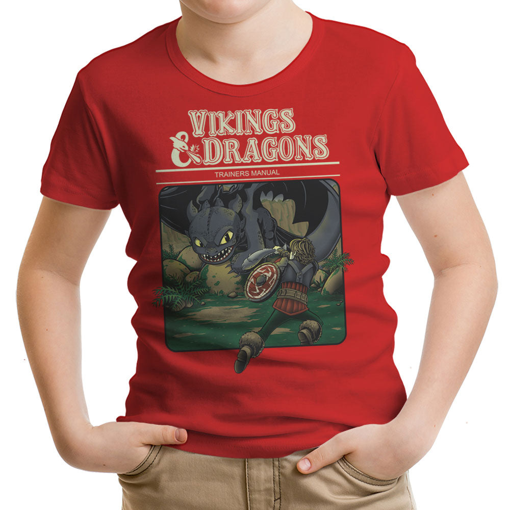 Vikings and Dragons Youth Apparel - Adult & Kids T-Shirts, Sweatshirts & Hoodies apparel design preview 1