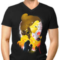 Village Princess Silhouette Men's V-Neck - Adult & Kids T-Shirts, Sweatshirts & Hoodies apparel design preview 1