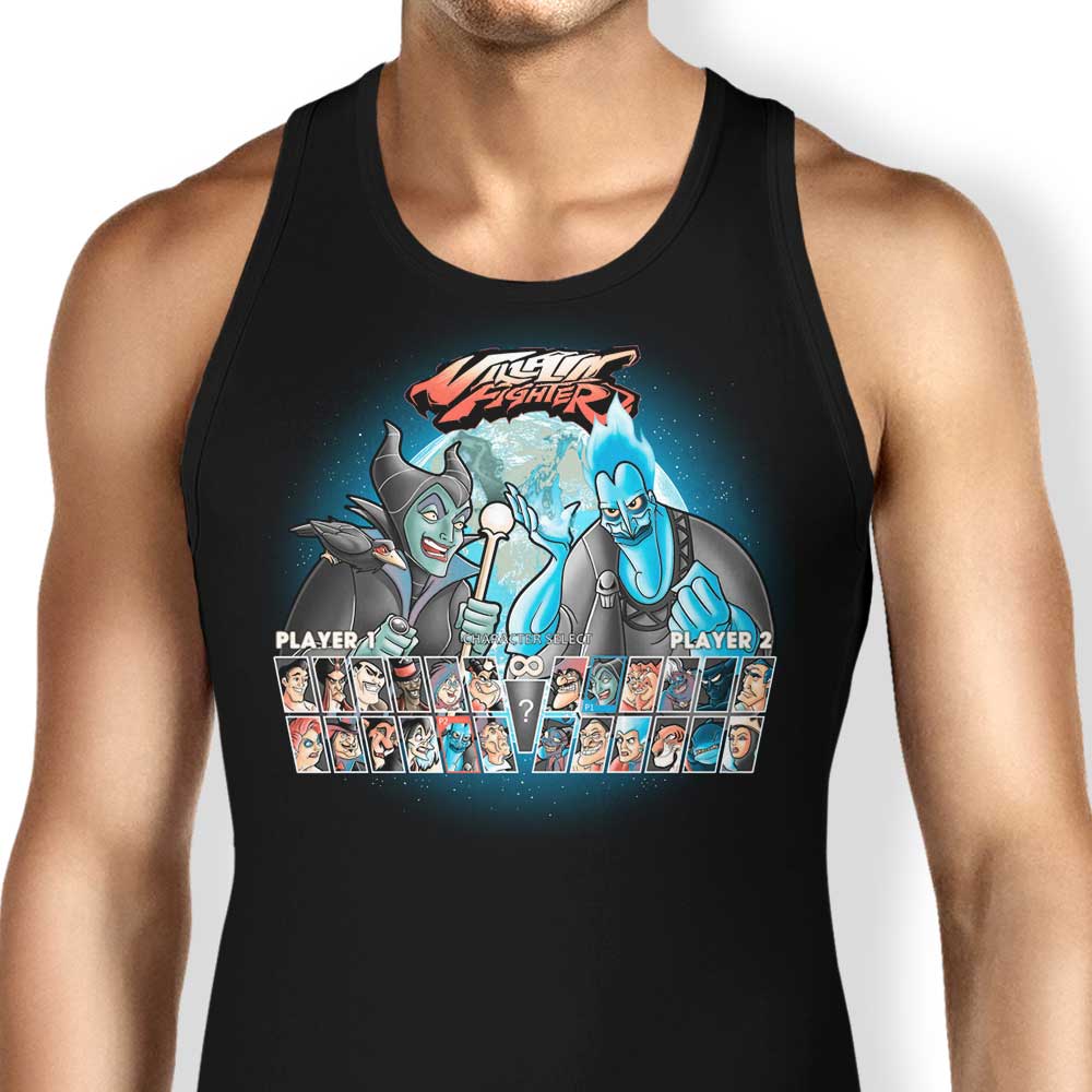 Villain Fighter Tank Top - Adult & Kids T-Shirts, Sweatshirts & Hoodies apparel design preview 1