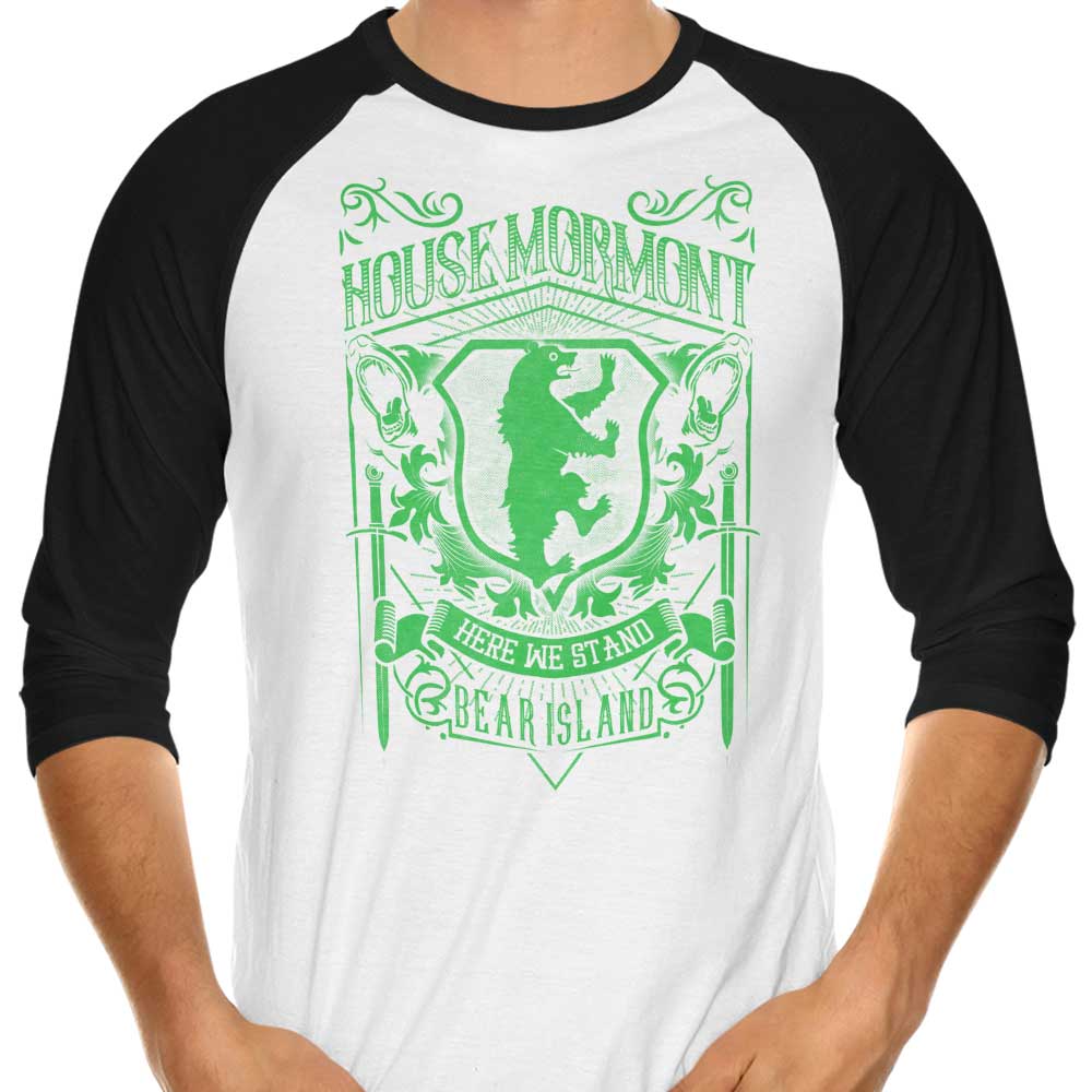 Vintage Bear 3/4 Sleeve Raglan - Adult & Kids T-Shirts, Sweatshirts & Hoodies apparel design preview 1