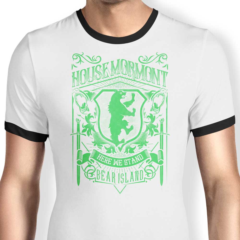 Vintage Bear Ringer - Adult & Kids T-Shirts, Sweatshirts & Hoodies apparel design preview 1