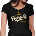 Vintage Hyrule Women's V-Neck - Adult & Kids T-Shirts, Sweatshirts & Hoodies apparel design preview 1