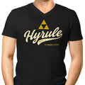 Vintage Hyrule Men's V-Neck - Adult & Kids T-Shirts, Sweatshirts & Hoodies apparel design preview 1