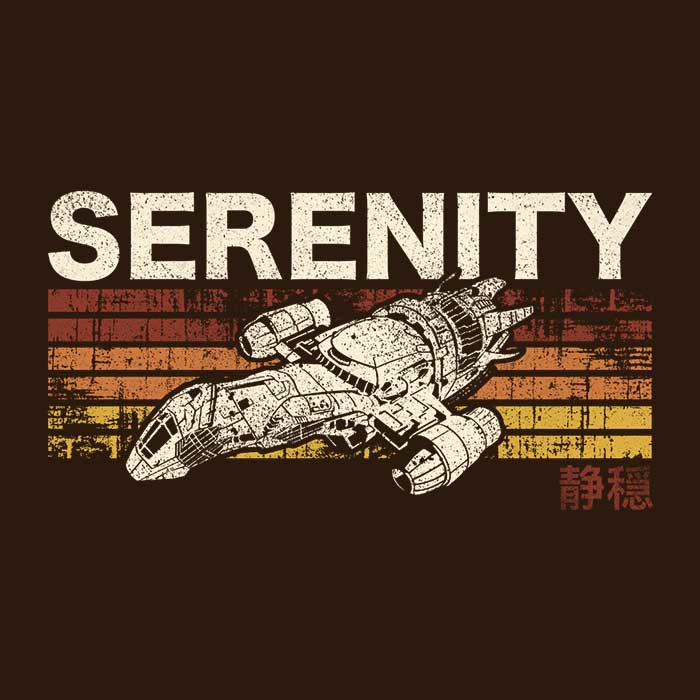 Vintage Serenity Men's Apparel - Adult & Kids T-Shirts, Sweatshirts & Hoodies apparel design preview 2