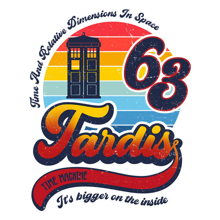 Vintage Time Machine Men's V-Neck - Adult & Kids T-Shirts, Sweatshirts & Hoodies apparel design preview 2