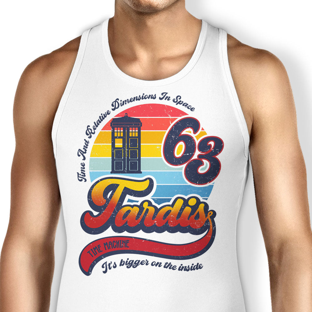 Vintage Time Machine Tank Top - Adult & Kids T-Shirts, Sweatshirts & Hoodies apparel design preview 1