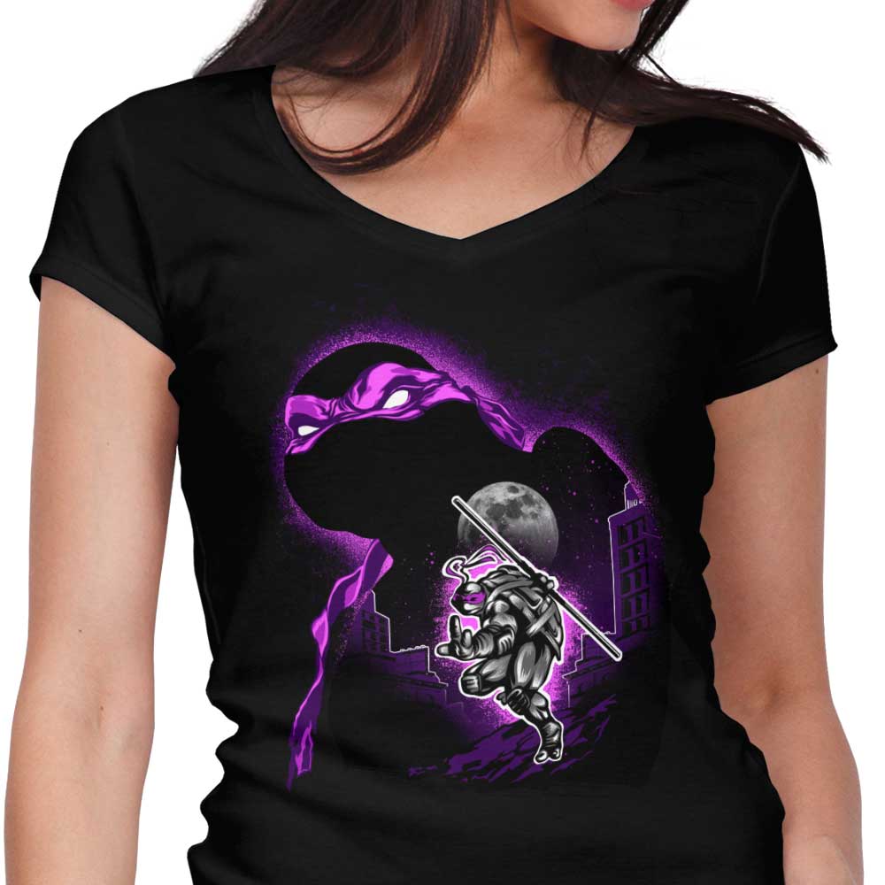 Violet Staff Women's V-Neck - Adult & Kids T-Shirts, Sweatshirts & Hoodies apparel design preview 1