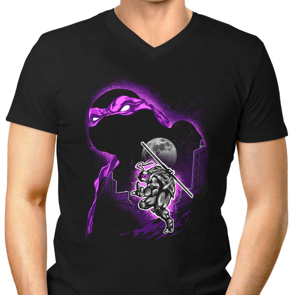 Violet Staff Men's V-Neck - Adult & Kids T-Shirts, Sweatshirts & Hoodies apparel design preview 1