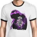 Violet Staff Ringer - Adult & Kids T-Shirts, Sweatshirts & Hoodies apparel design preview 1