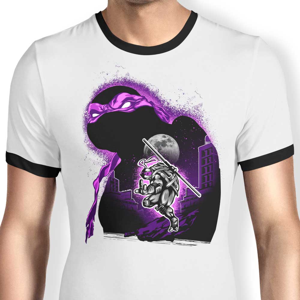 Violet Staff Ringer - Adult & Kids T-Shirts, Sweatshirts & Hoodies apparel design preview 1