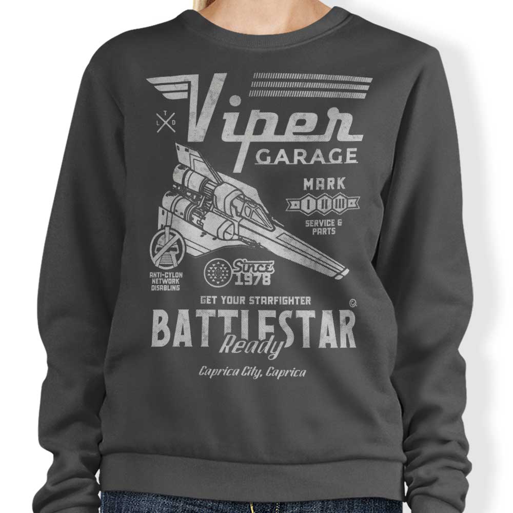 Viper Garage - Adult & Kids T-Shirts, Sweatshirts & Hoodies apparel design preview 1