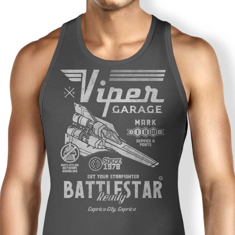 Viper Garage Tank Top - Adult & Kids T-Shirts, Sweatshirts & Hoodies apparel design preview 1