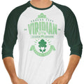 Viridian City Gym 3/4 Sleeve Raglan - Adult & Kids T-Shirts, Sweatshirts & Hoodies apparel design preview 1