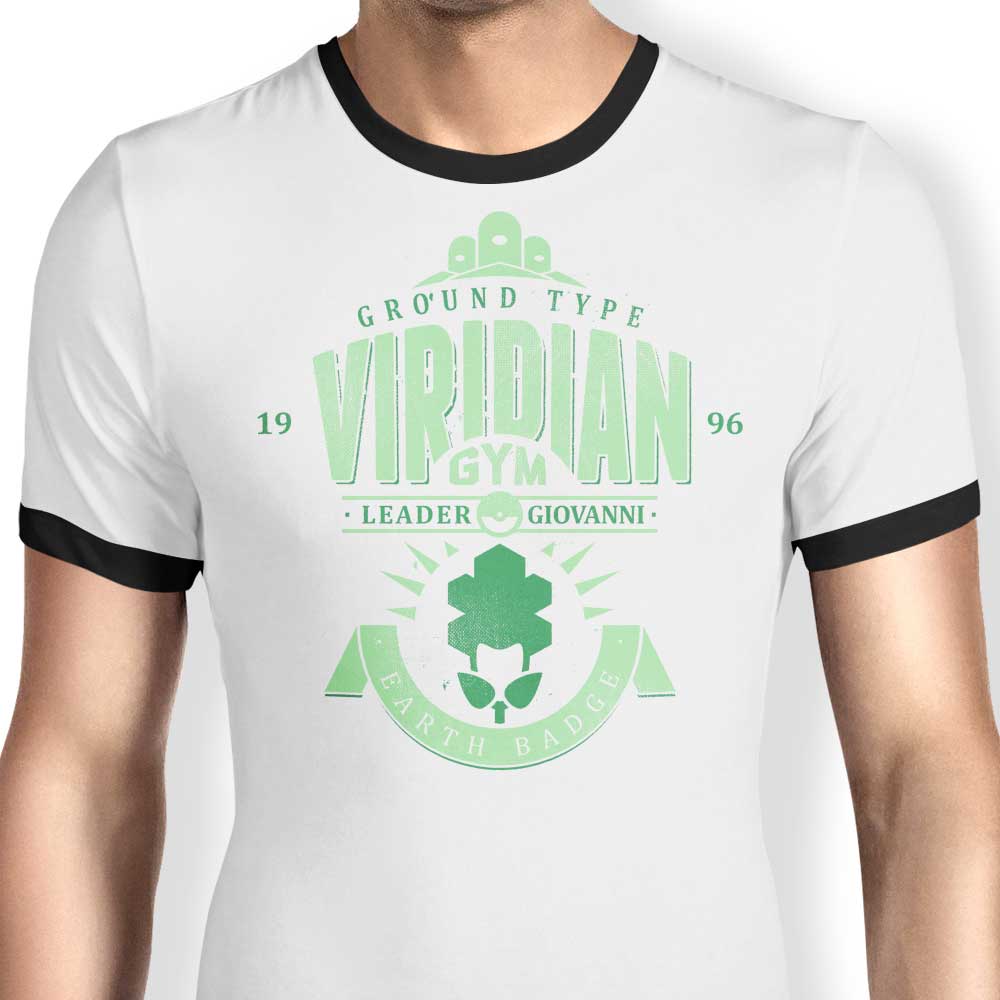 Viridian City Gym Ringer - Adult & Kids T-Shirts, Sweatshirts & Hoodies apparel design preview 1
