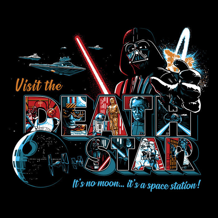 Visit a Space Station - Adult & Kids T-Shirts, Sweatshirts & Hoodies apparel design preview 2