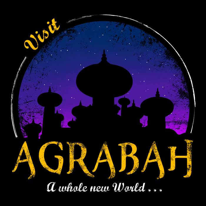Visit Agrabah Men's Apparel - Adult & Kids T-Shirts, Sweatshirts & Hoodies apparel design preview 2