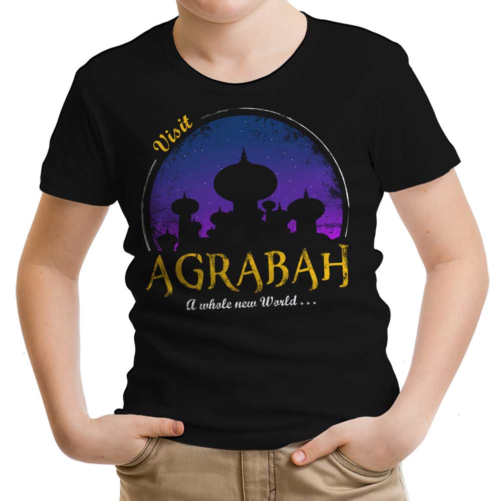 Visit Agrabah Youth Apparel - Adult & Kids T-Shirts, Sweatshirts & Hoodies apparel design preview 1