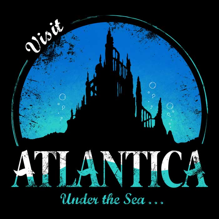 Visit Atlantica Youth Apparel - Adult & Kids T-Shirts, Sweatshirts & Hoodies apparel design preview 2