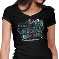 Visit Crystal Lake Women's V-Neck - Adult & Kids T-Shirts, Sweatshirts & Hoodies apparel design preview 1