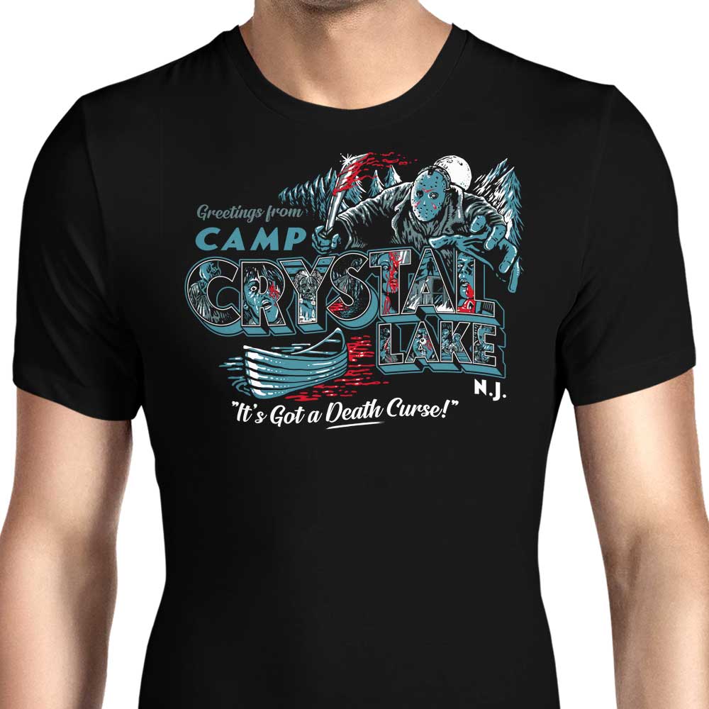 Visit Crystal Lake Men's Apparel - Adult & Kids T-Shirts, Sweatshirts & Hoodies apparel design preview 1