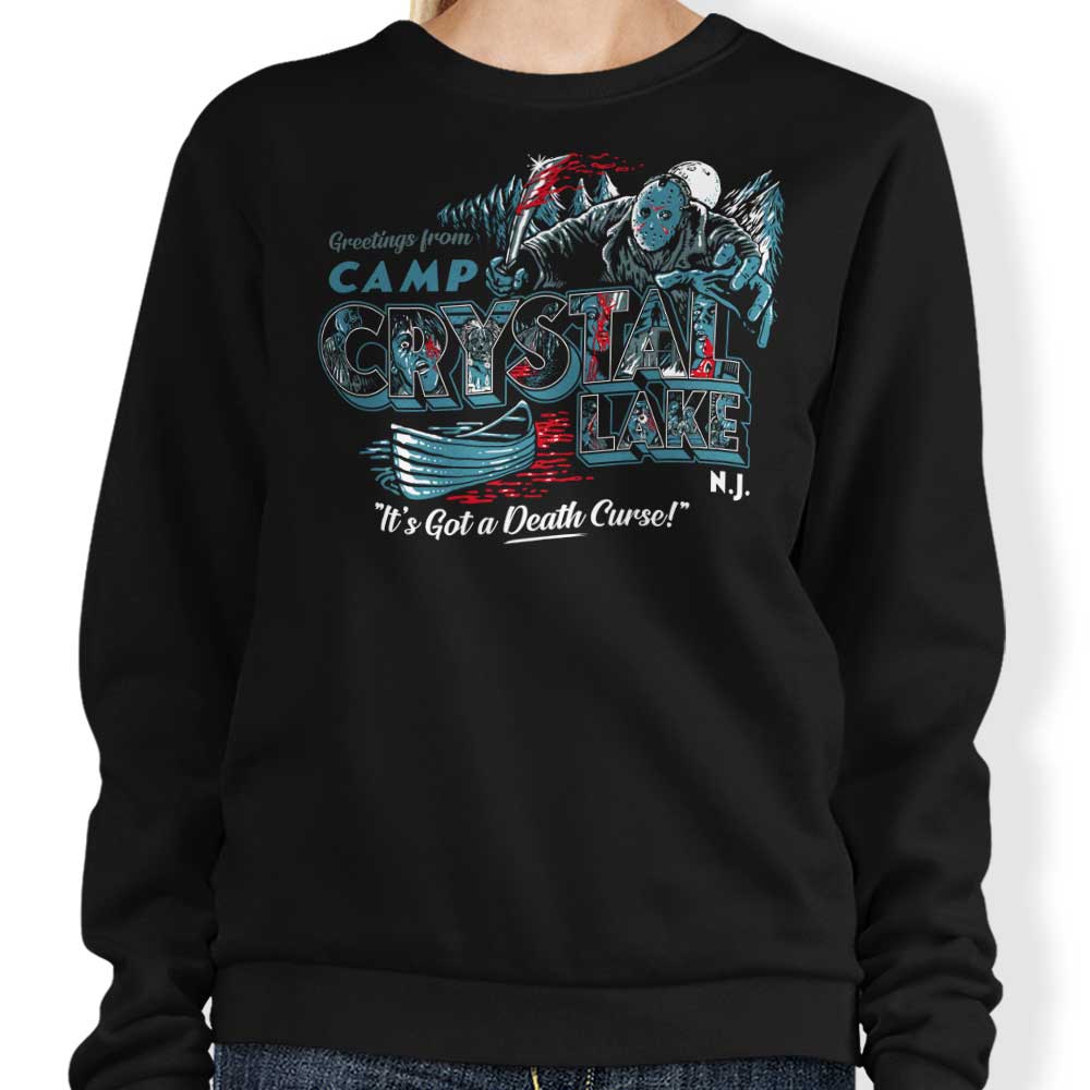 Visit Crystal Lake - Adult & Kids T-Shirts, Sweatshirts & Hoodies apparel design preview 1