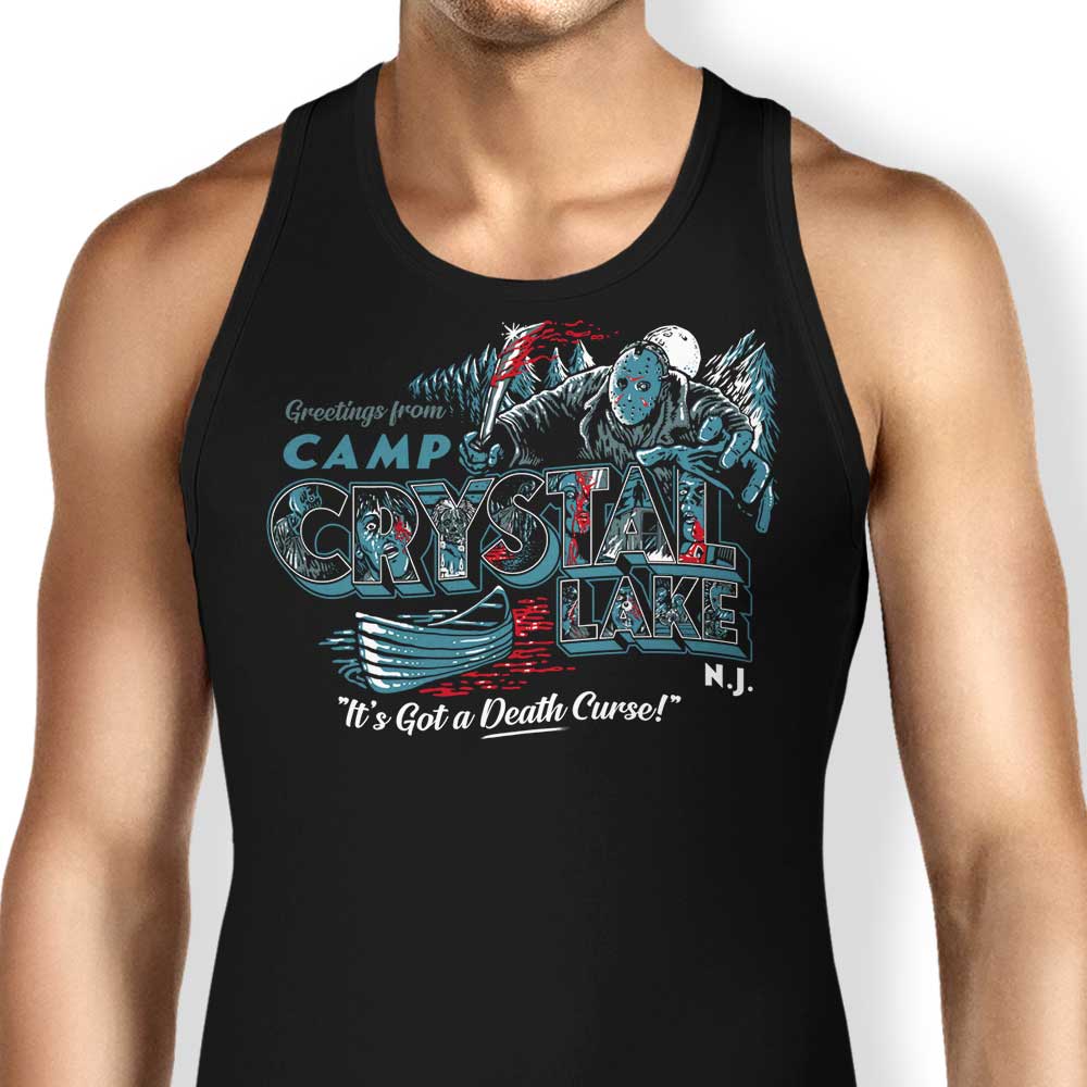 Visit Crystal Lake Tank Top - Adult & Kids T-Shirts, Sweatshirts & Hoodies apparel design preview 1