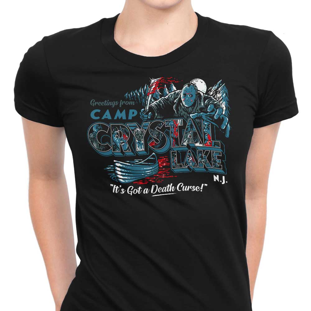 Visit Crystal Lake Women's Apparel - Adult & Kids T-Shirts, Sweatshirts & Hoodies apparel design preview 1