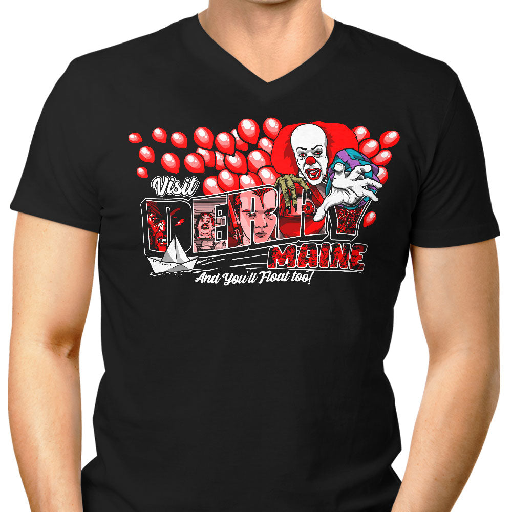 Visit Derry Men's V-Neck - Adult & Kids T-Shirts, Sweatshirts & Hoodies apparel design preview 1