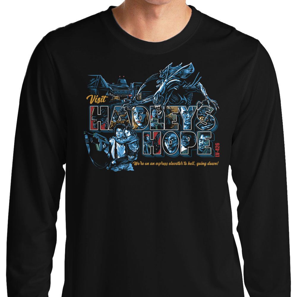 Visit Hadley's Hope - Adult & Kids T-Shirts, Sweatshirts & Hoodies apparel design preview 1