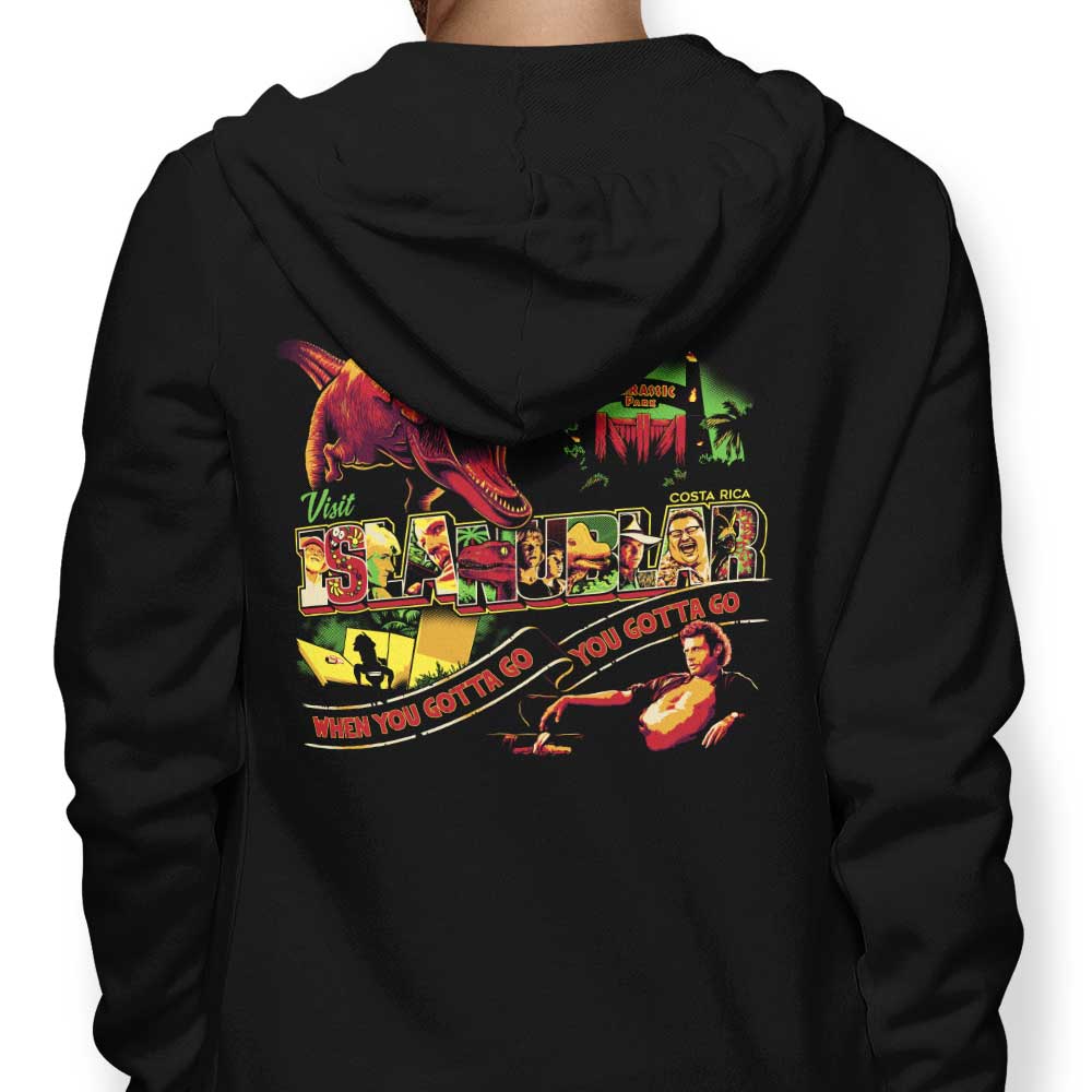 Visit Isla Nublar - Adult & Kids T-Shirts, Sweatshirts & Hoodies apparel design preview 1