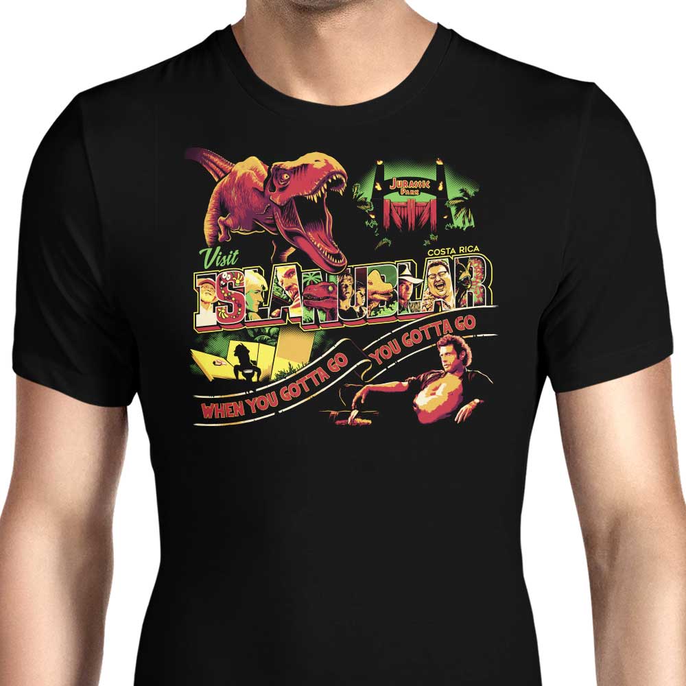 Visit Isla Nublar Men's Apparel - Adult & Kids T-Shirts, Sweatshirts & Hoodies apparel design preview 1