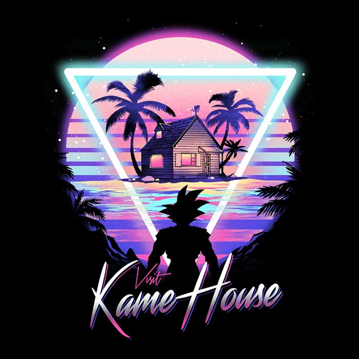 Visit Kame House Coasters - Adult & Kids T-Shirts, Sweatshirts & Hoodies apparel design preview 1