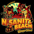 Visit N. Sanity Beach Coasters - Adult & Kids T-Shirts, Sweatshirts & Hoodies apparel design preview 1