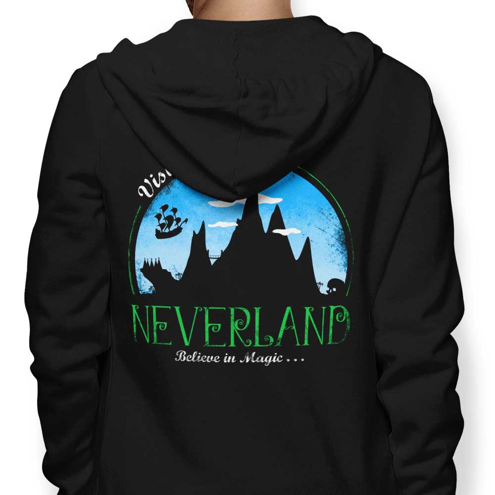 Visit Neverland - Adult & Kids T-Shirts, Sweatshirts & Hoodies apparel design preview 1