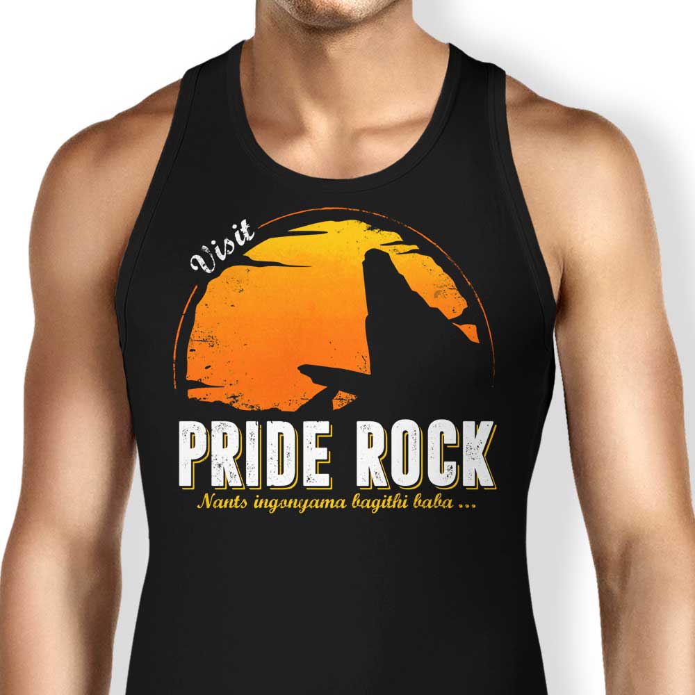 Visit Pride Rock Tank Top - Adult & Kids T-Shirts, Sweatshirts & Hoodies apparel design preview 1
