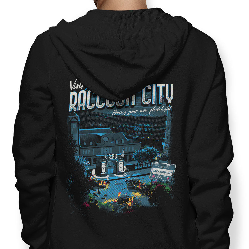 Visit Raccoon City - Adult & Kids T-Shirts, Sweatshirts & Hoodies apparel design preview 1