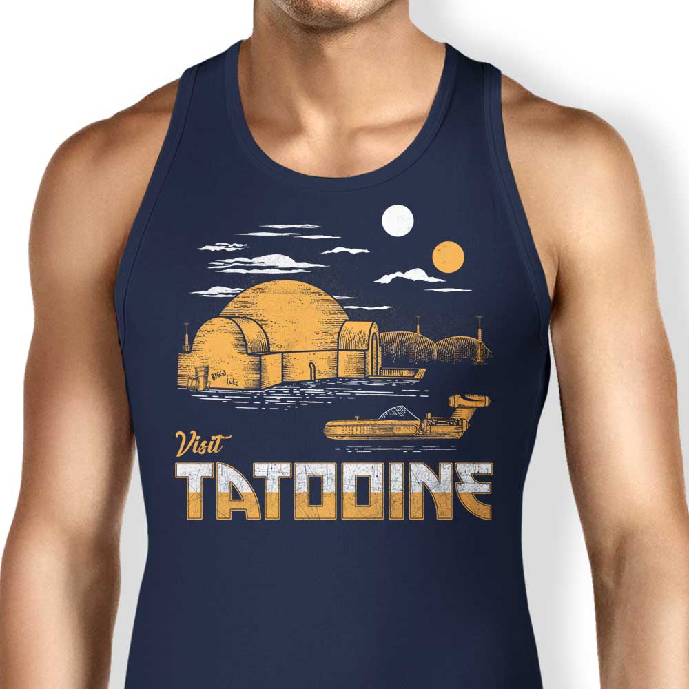 Visit Tatooine Tank Top - Adult & Kids T-Shirts, Sweatshirts & Hoodies apparel design preview 1