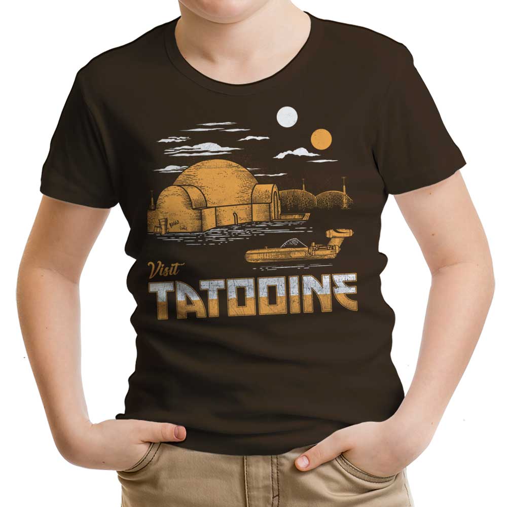 Visit Tatooine Youth Apparel - Adult & Kids T-Shirts, Sweatshirts & Hoodies apparel design preview 1
