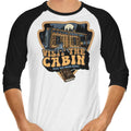 Visit the Cabin 3/4 Sleeve Raglan - Adult & Kids T-Shirts, Sweatshirts & Hoodies apparel design preview 1