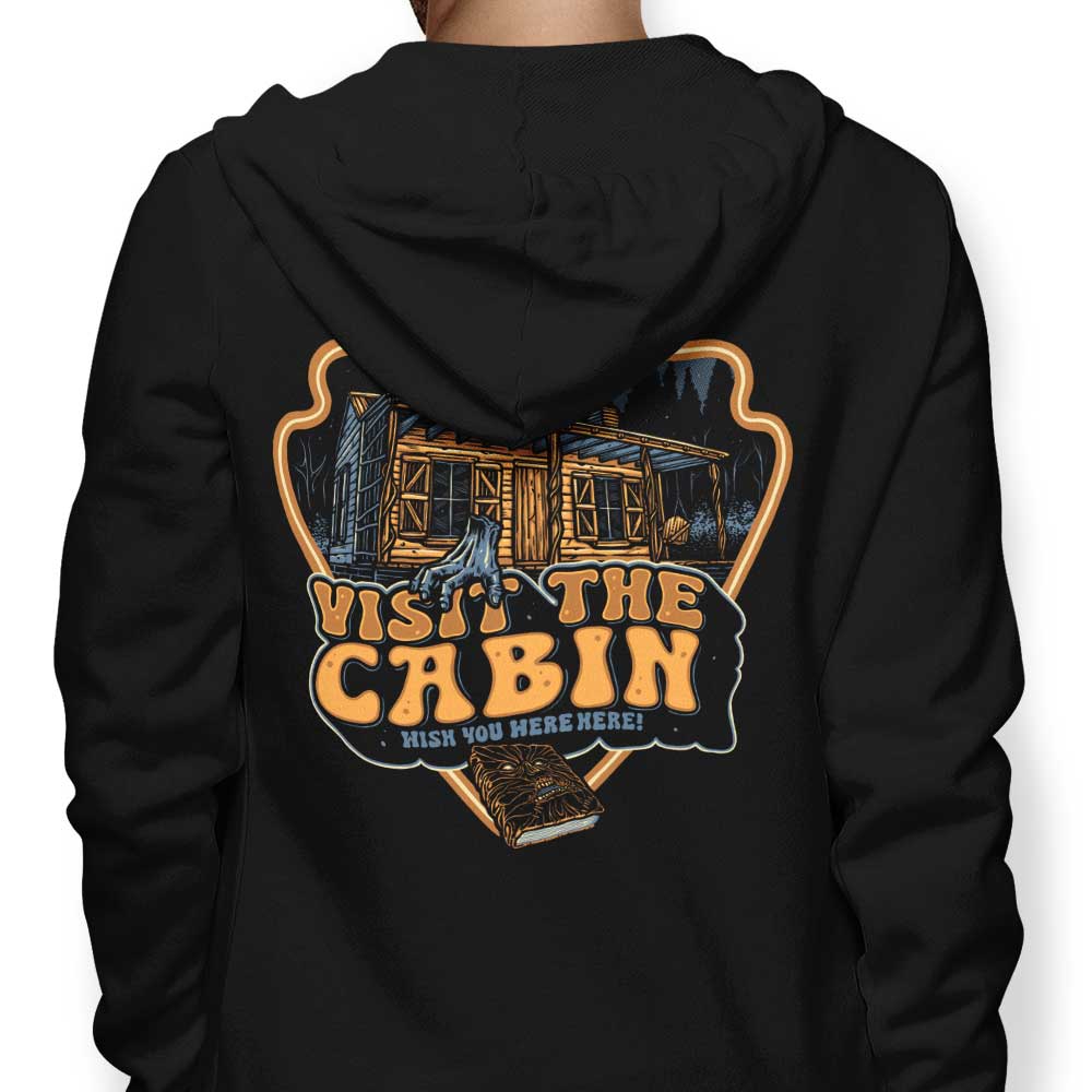Visit the Cabin - Adult & Kids T-Shirts, Sweatshirts & Hoodies apparel design preview 1