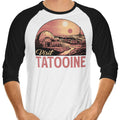 Visit the Twin Suns 3/4 Sleeve Raglan - Adult & Kids T-Shirts, Sweatshirts & Hoodies apparel design preview 1