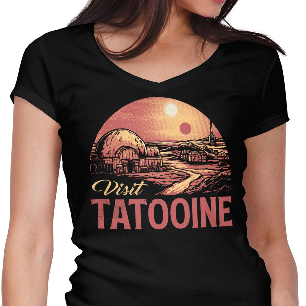 Visit the Twin Suns Women's V-Neck - Adult & Kids T-Shirts, Sweatshirts & Hoodies apparel design preview 1