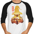 Vivi Ukiyo-e 3/4 Sleeve Raglan - Adult & Kids T-Shirts, Sweatshirts & Hoodies apparel design preview 1