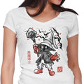Void Caster Sumi-e Women's V-Neck - Adult & Kids T-Shirts, Sweatshirts & Hoodies apparel design preview 1