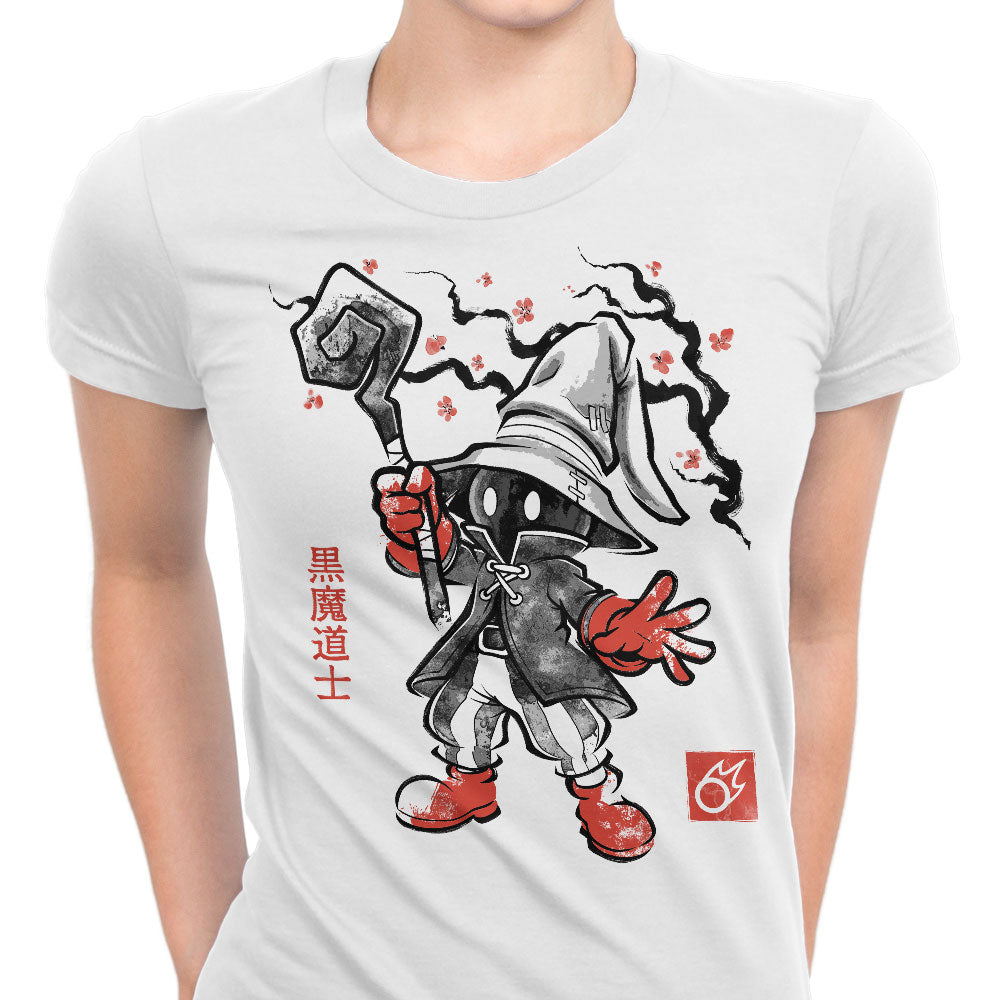 Void Caster Sumi-e Women's Apparel - Adult & Kids T-Shirts, Sweatshirts & Hoodies apparel design preview 2