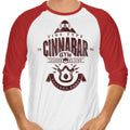 Volcano Badge 3/4 Sleeve Raglan - Adult & Kids T-Shirts, Sweatshirts & Hoodies apparel design preview 1
